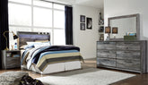 J&M Furniture - Ashley Furniture - Baystorm Full Panel Bed Headboard, Dresser, Mirror and Nightstand - Full Panel Bed Headboard, Dresser, Mirror and Nightstand - B221B39